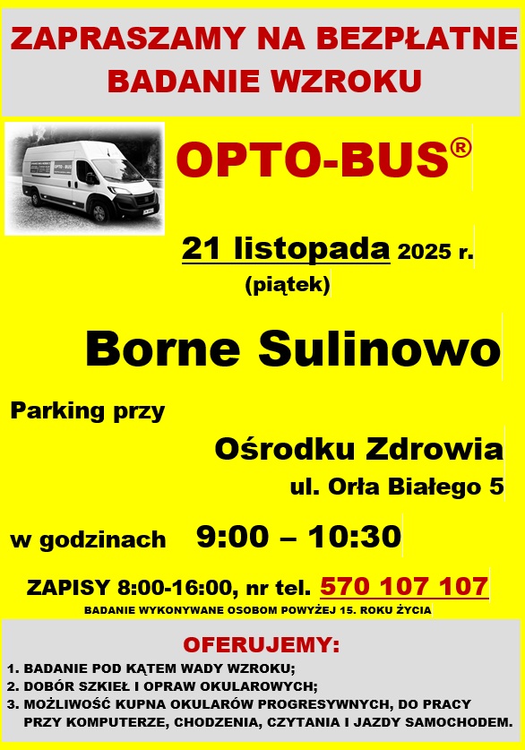 Zapraszamy na bezpłatne badanie wzroku