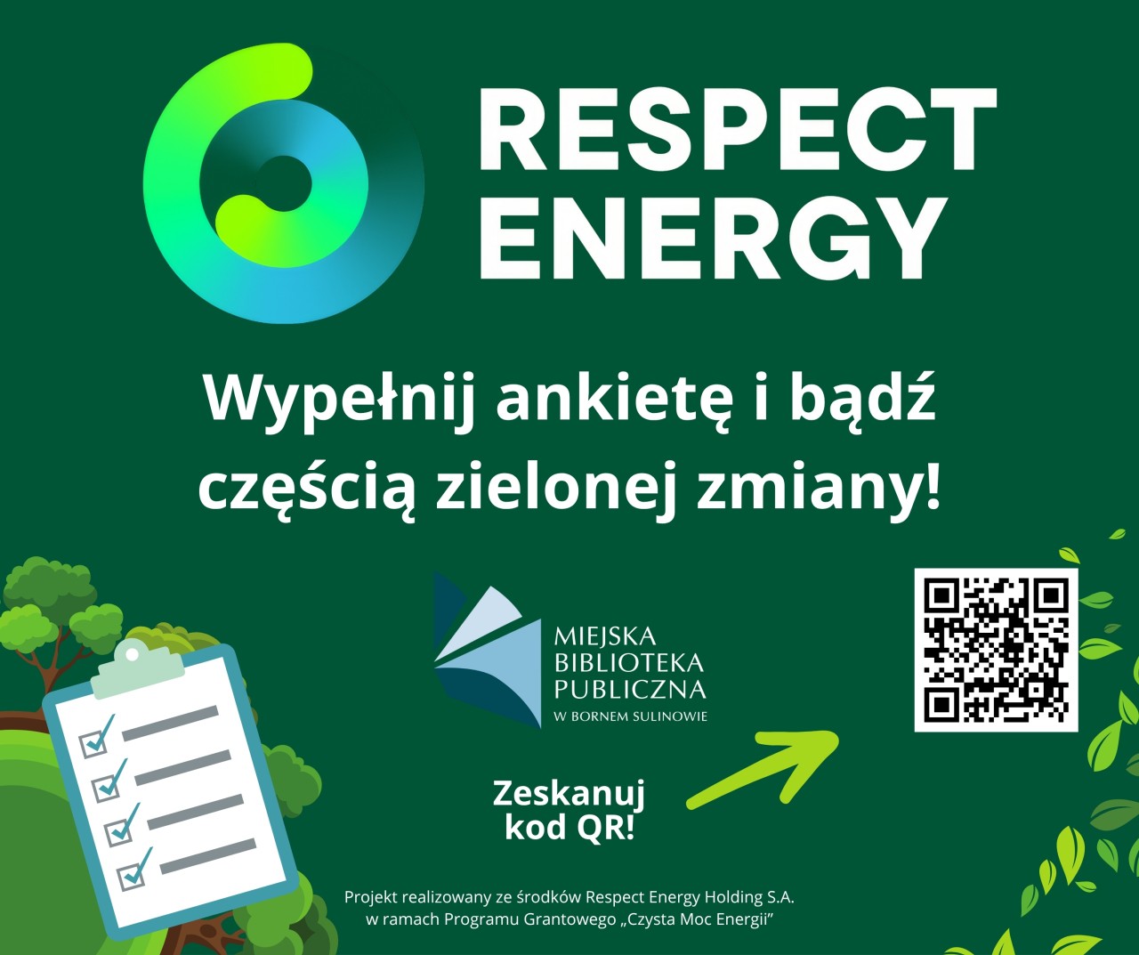 Wypełnij ankietę i bądź częścią zielonej energii!