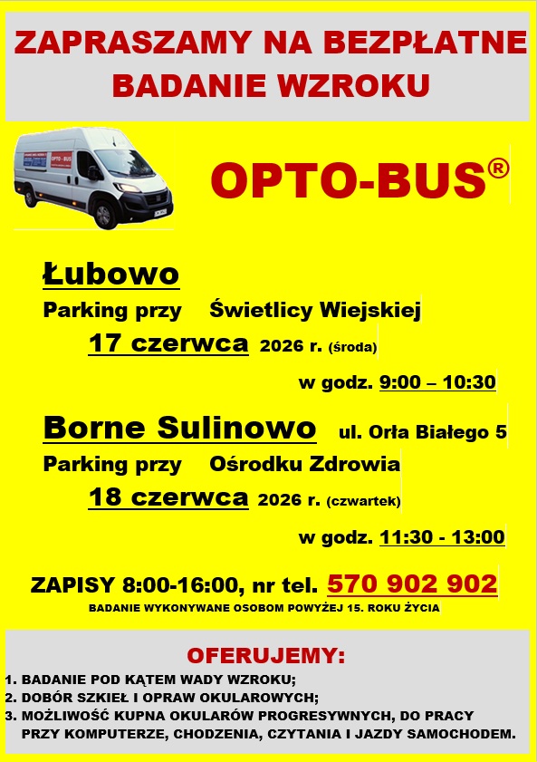 Zapraszamy na bezpłatne badanie wzroku